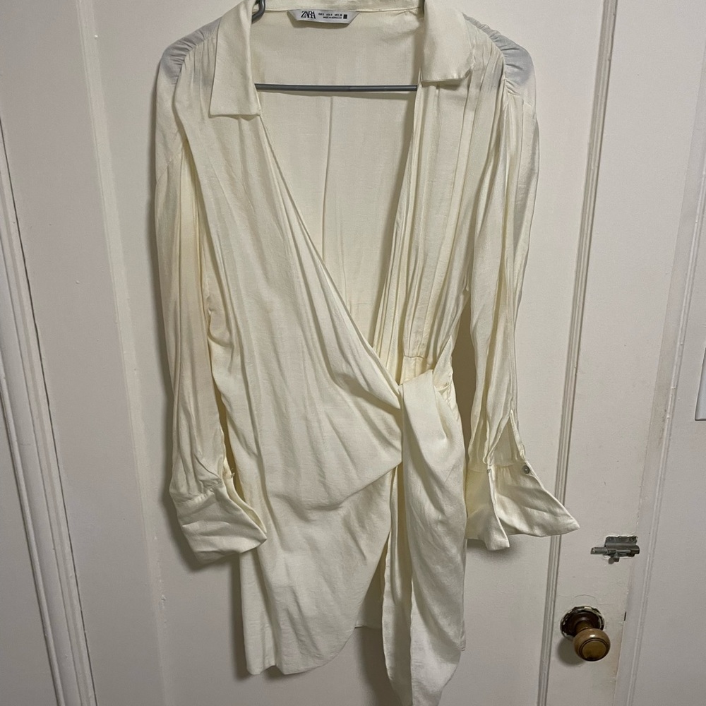 Zara wrap tunic